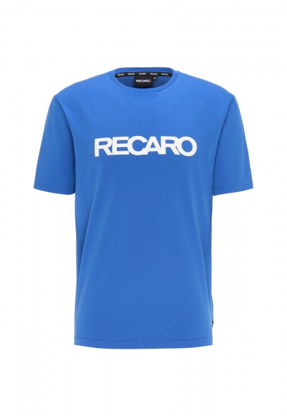 Das T-Shirt Originals RECARO von Recaro_Merch_Daniel ist ein blaues T-Shirt mit normaler Passform aus weicher Baumwolle mit kräftigen weißen Großbuchstaben auf der Brust.