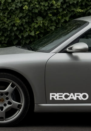 RECARO Premium Vinyl Autoaufkleber (2 Stück) 40x7cm